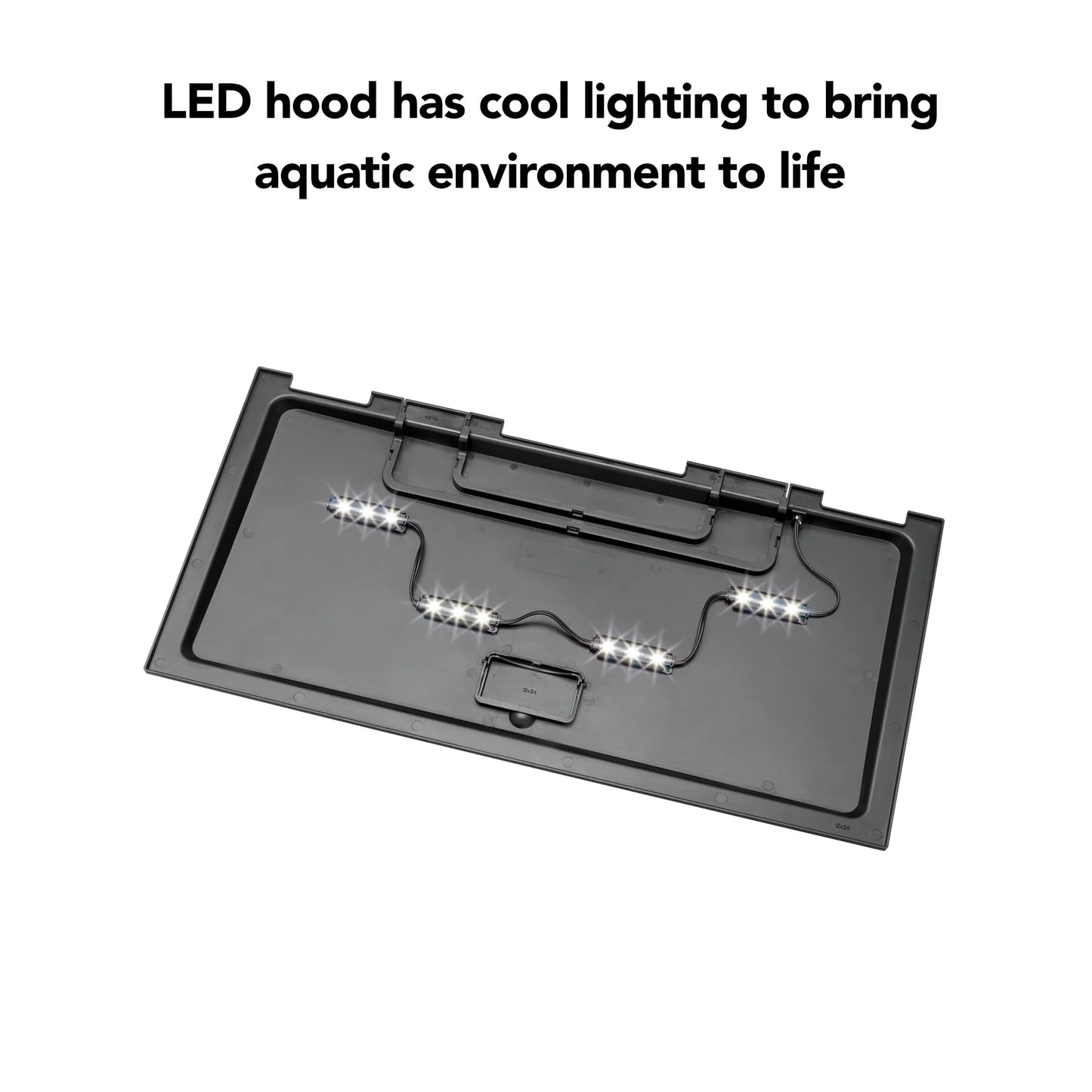 Aquarium Fish Tank Starter Kit with LED Lighting 20 High