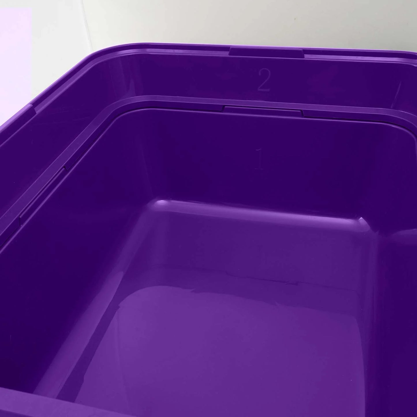 Extra Large Cat Litter Box, Color Purple, Jumbo Hooded, 21.50 X 17.90 X 17.25 In